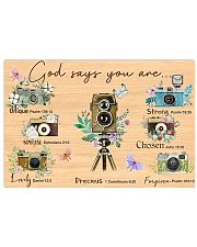 Photography God Says You Are 17x11 Poster front