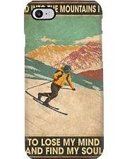 He Loves Skiing Phone Case thumbnail