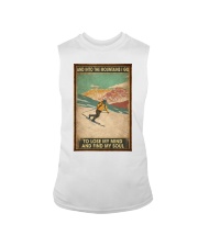 He Loves Skiing Sleeveless Tee thumbnail