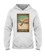 He Loves Skiing Hooded Sweatshirt thumbnail