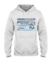 Beautiful Beach Dolphin Hooded Sweatshirt tile