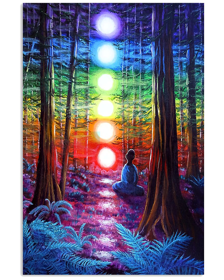 Meditation In The Woods 16x24 Poster