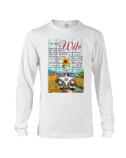 To My Wife Hippie Long Sleeve Tee thumbnail
