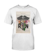 RN with Flowers Classic T-Shirt thumbnail