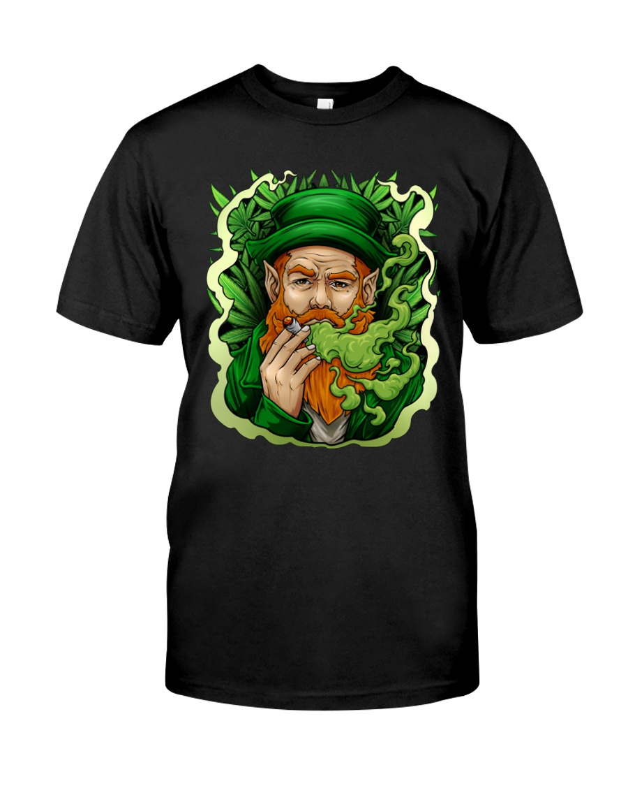 Smoking Leprechaun Classic T-Shirt