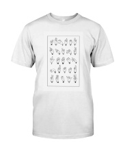 ASL Alphabet Classic T-Shirt thumbnail