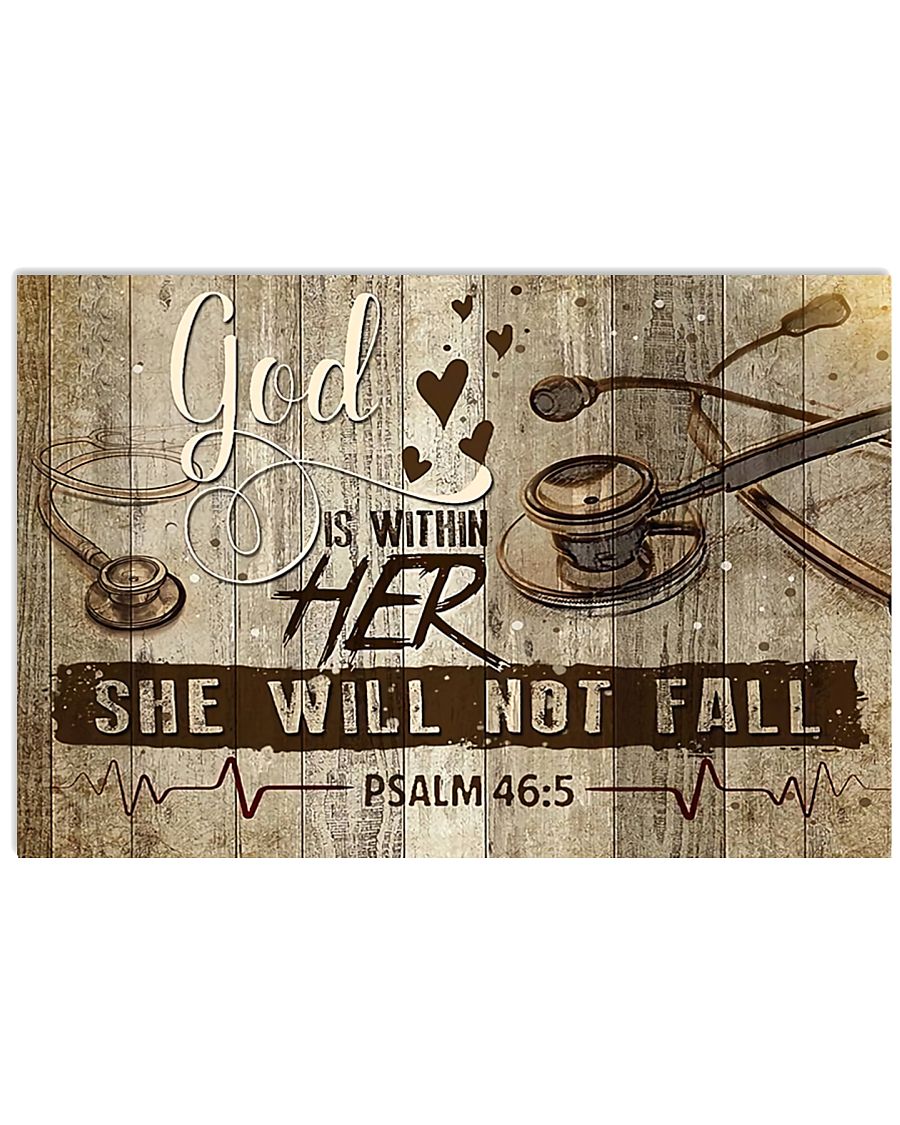 She Will Not Fall 17x11 Poster