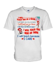 I Will Teach You In A Room V-Neck T-Shirt thumbnail
