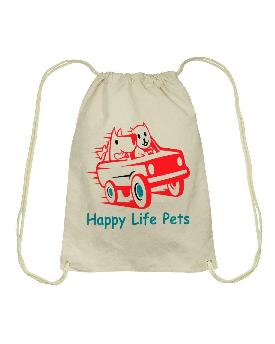 Happy Life Pets Totes Drawstring Bag
