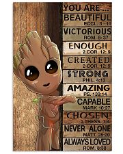 Poster Baby groot You are beautiful victorious 11x17 Poster front