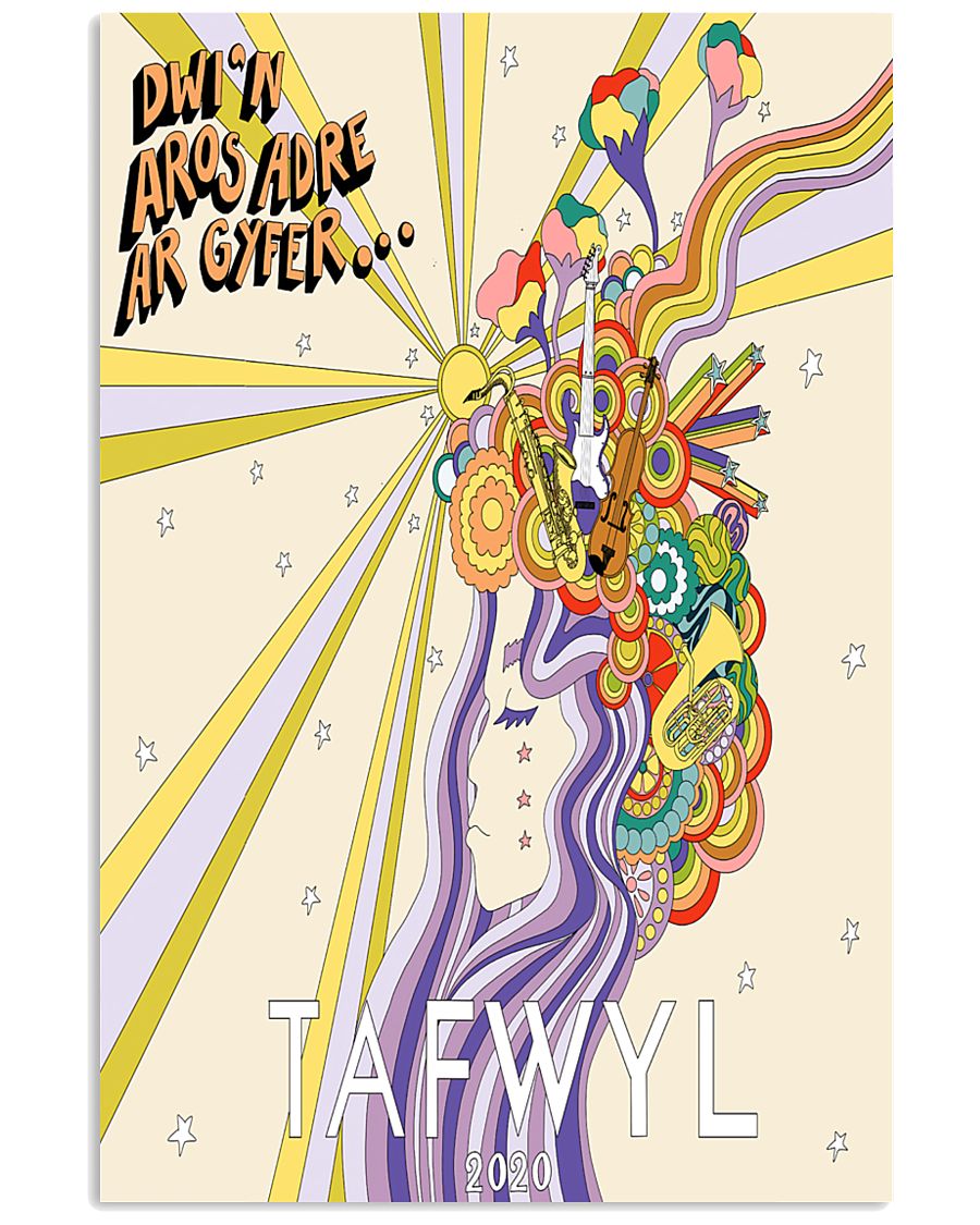 Tafwyl dwi'n aros adre ar gyfer poster 11x17 Poster