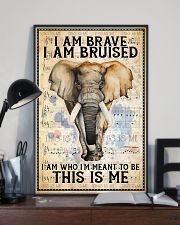 POSTER Elephant I'm brave I'm Bruised I'm who I'm 11x17 Poster lifestyle-poster-2