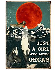POSTER Just a girl who love Orcas poster 11x17 Poster front