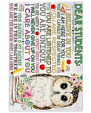 Poster Owl Dear students 11x17 Poster front