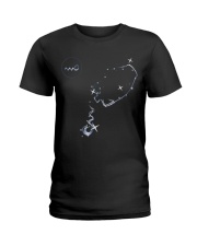Aquarius Zodiac Sign Ladies T-Shirt thumbnail