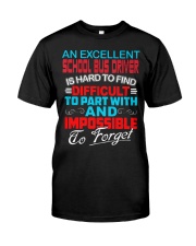 An Excellent School Bus Driver Premium Fit Mens Tee thumbnail
