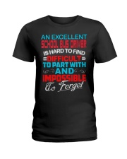 An Excellent School Bus Driver Ladies T-Shirt thumbnail