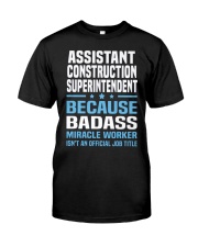Assistant Construction Superintendent Ts Premium Fit Mens Tee thumbnail