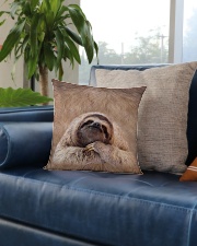 Sloth 3D Square Pillowcase aos-pillow-square-front-lifestyle-02