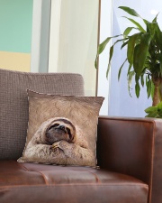 Sloth 3D Square Pillowcase aos-pillow-square-front-lifestyle-03
