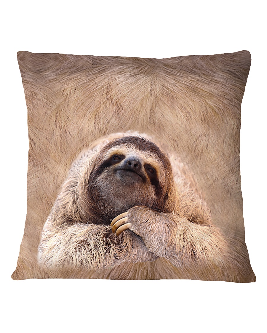 Sloth 3D Square Pillowcase