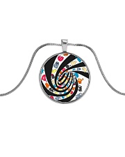 Cat spin - JY Metallic Circle Necklace thumbnail