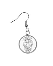 Cats skull - JY Circle Earrings thumbnail