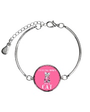 Feeling down Hug a cat - JY Metallic Circle Bracelet thumbnail