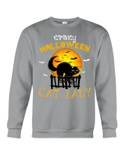 Crazy halloween cat lady - AL Crewneck Sweatshirt thumbnail