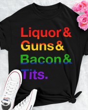 LGBT Liquor Bacon Classic T-Shirt apparel-classic-tshirt-lifestyle-front-192