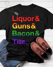 LGBT Liquor Bacon Classic T-Shirt apparel-classic-tshirt-lifestyle-front-216