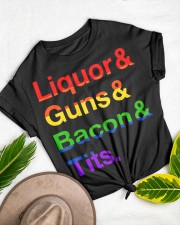 LGBT Liquor Bacon Classic T-Shirt custom-t-shirts-classic-lifestyle-front-459