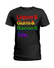 LGBT Liquor Bacon Ladies T-Shirt tile