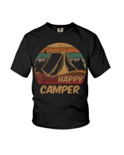 Camping Gifts Happy Camper Campsite Scout Lovers Camp Youth T-Shirt tile
