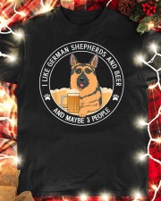 I like German Shepherds and beer Classic T-Shirt custom-t-shirts-classic-lifestyle-front-354