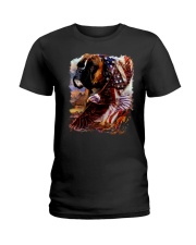 I Love Boxer Ladies T-Shirt tile