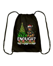 Is This Jolly Enough Dachshund Drawstring Bag tile