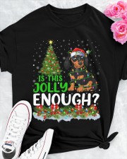 Is This Jolly Enough Dachshund Classic T-Shirt apparel-classic-tshirt-lifestyle-front-192