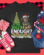 Is This Jolly Enough Dachshund Classic T-Shirt custom-t-shirts-classic-lifestyle-front-357