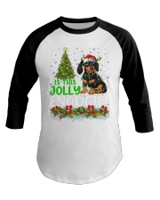 Is This Jolly Enough Dachshund Baseball Tee tile