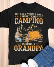 The only thing I love more than camping is being a grandpa Classic T-Shirt apparel-classic-tshirt-lifestyle-front-154