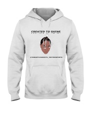 Created to shine Hooded Sweatshirt front
