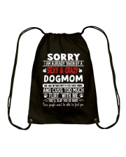 DOG MOM Drawstring Bag tile