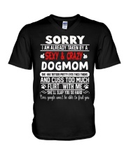 DOG MOM V-Neck T-Shirt tile