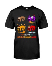 SLOTH HALLOTHANKSMAS Classic T-Shirt tile