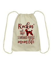 Standard Poodle Mom Drawstring Bag tile