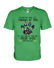 DOG V-Neck T-Shirt tile
