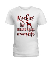 Miniature Pinscher Mom Ladies T-Shirt tile