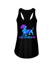 Dachshund Ladies Flowy Tank tile