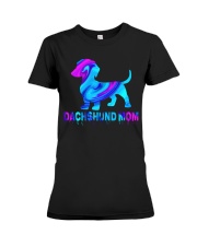 Dachshund Premium Fit Ladies Tee tile